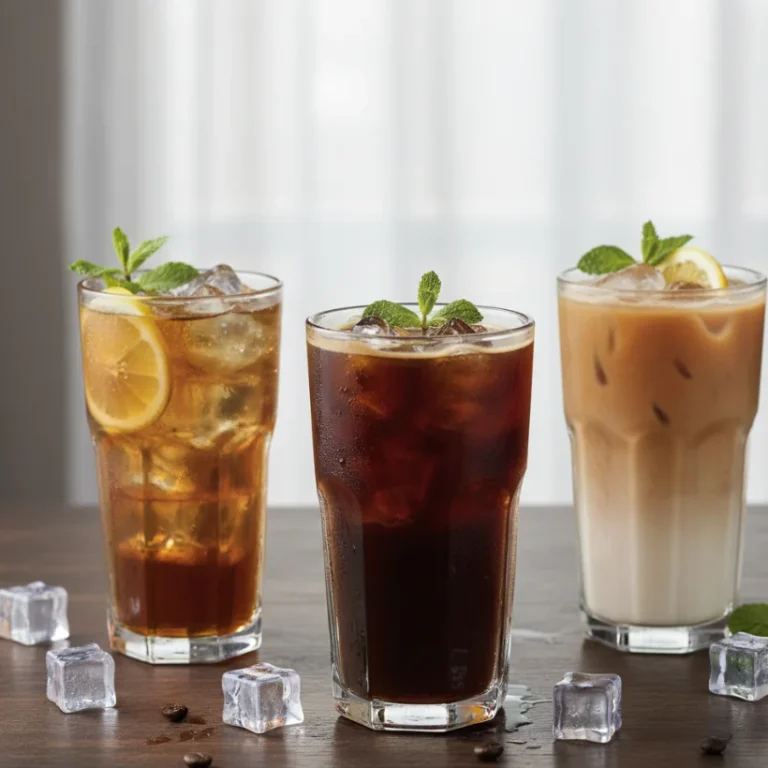 Iced Coffees & Tea